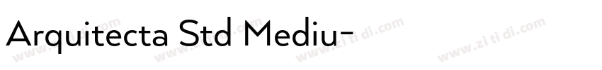 Arquitecta Std Mediu字体转换